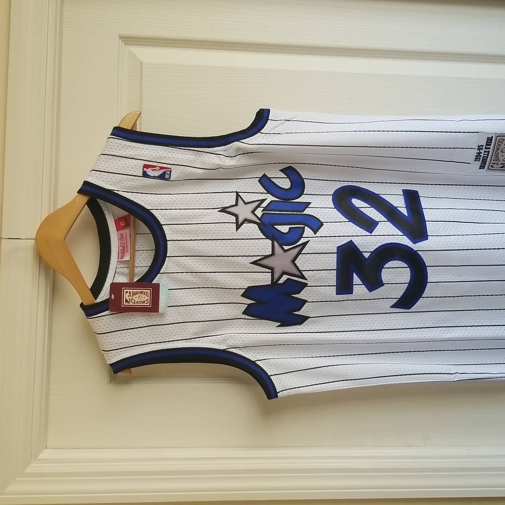 Shaquille Shaq O'neal Orlando Magic White Jersey